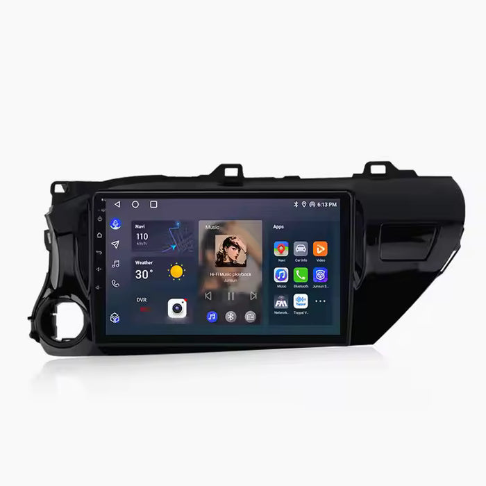 9" Android Multimedia Touchsystem Toyota Hilux (2015-2020) med Apple Carplay & Android Auto