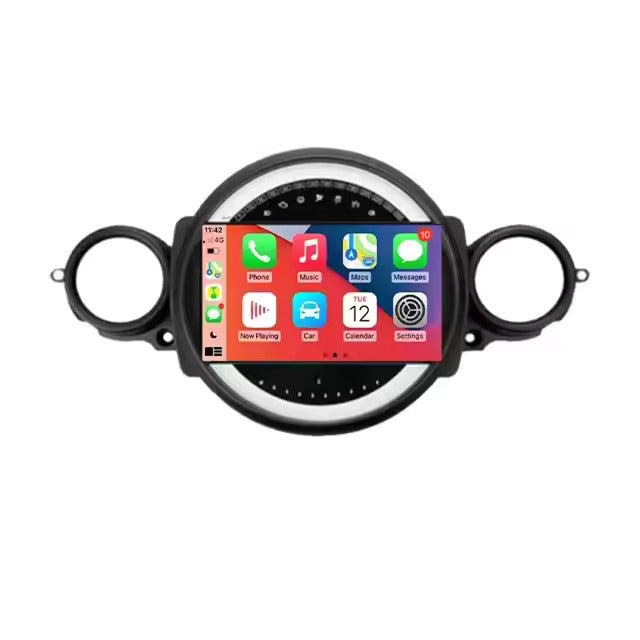 9'' Android Multimedia Touchsystem Mini Cooper (2006-2014), med Apple Carplay & Android Auto