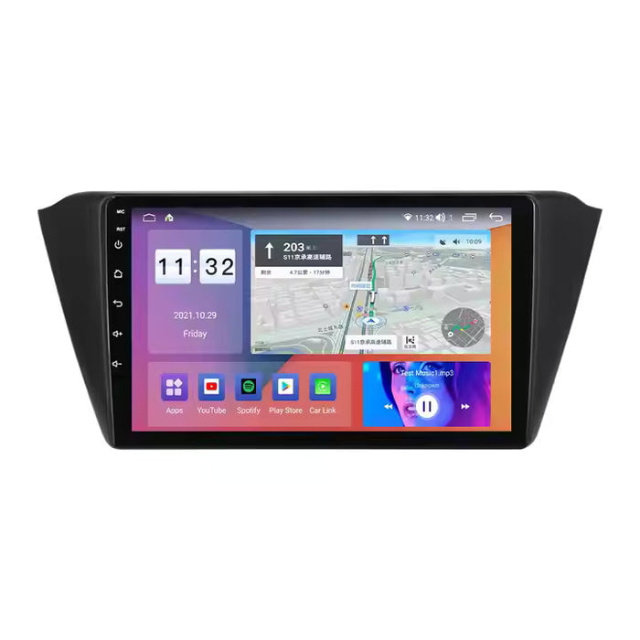 9'' Android Multimedia Touchsystem Skoda Fabia (2015-2019), med Apple Carplay & Android Auto