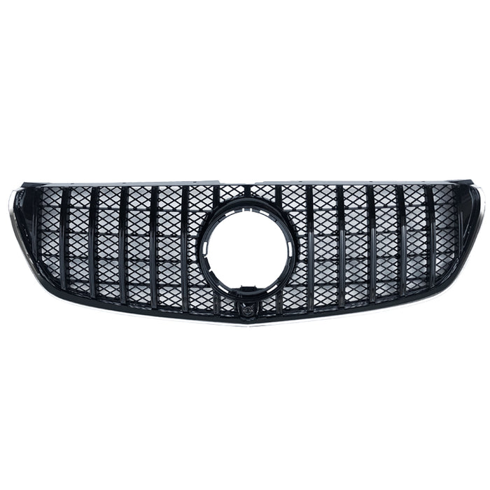 GT Frontgrill til Mercedes V-klasse/Vito W447 V260 2016-2020 blank sort