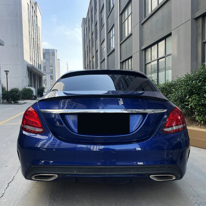 Bakspoiler till Mercedes C-klass W205 spoiler blank svart