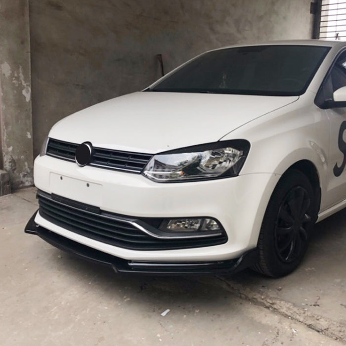 Frontsplitter til Volkswagen Polo 6R/6C (2011-2018) blank sort