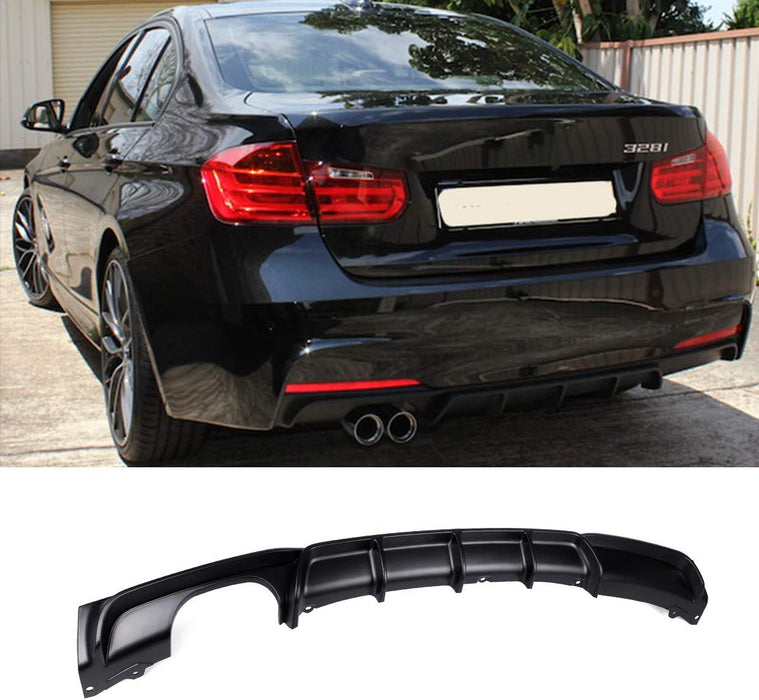 Diffuser til BMW 3-Serie F30 F31 - Blank sort