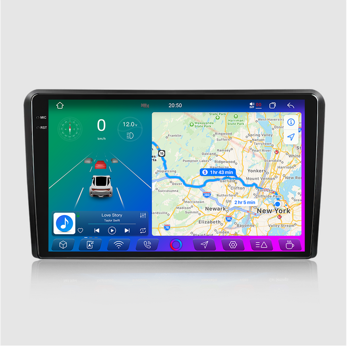 X-Series 9" Android Touchsystem til Audi A3 8P (2003-2012), med Apple Carplay & Android Auto