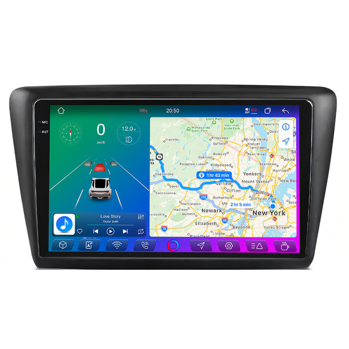 X-Series 9" Android Touchsystem til Skoda Rapid (2012-2019) med Apple Carplay & Android Auto