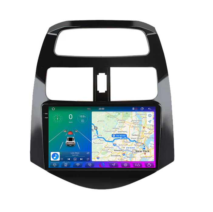 X-Series 9" Android Touchsystem til Chevrolet Spark (2010-2014), med Apple Carplay & Android Auto