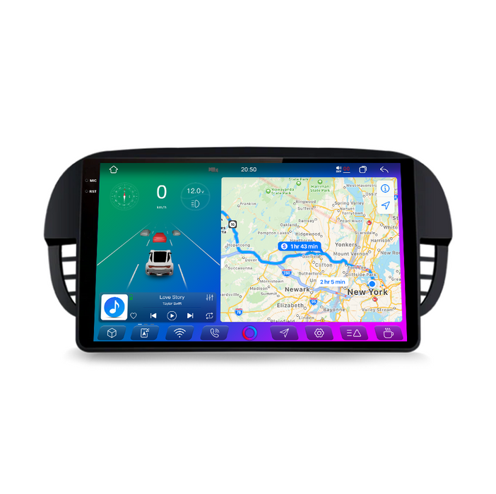 X-Series 9" Android Touchsystem til Fiat 500 (2007-2015)