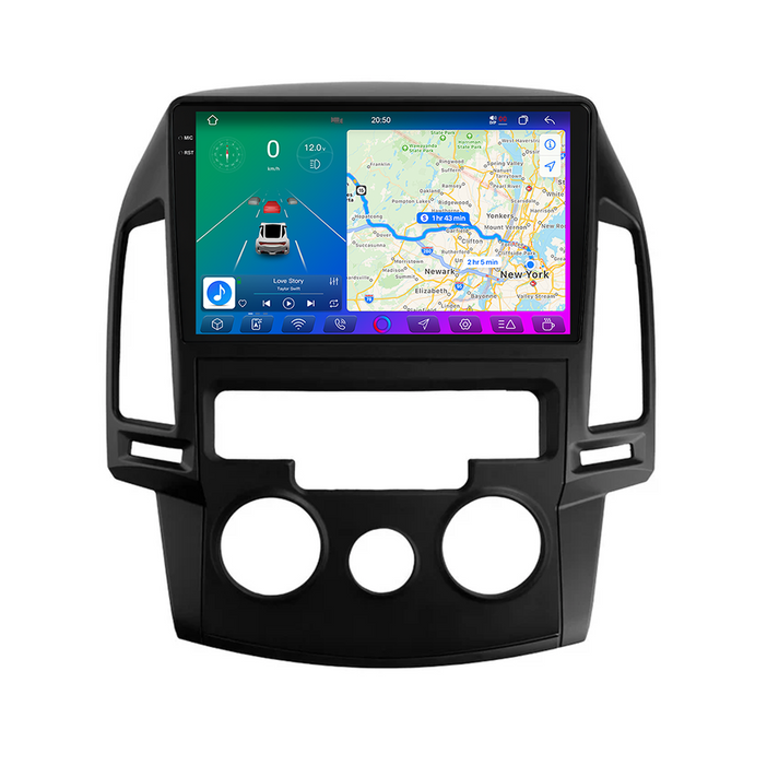 X-Series 9" Android Touchsystem til Hyundai i30 (2006-2011), med Apple Carplay & Android Auto