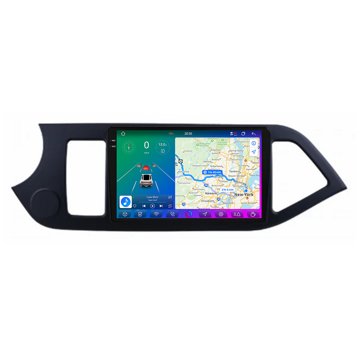 X-Series 9" Android Touchsystem til Kia Picanto (2011-2016), med Apple Carplay & Android Auto