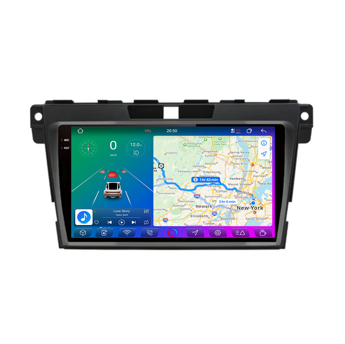 X-Series 9" Android Touchsystem til Mazda CX-7 (2008-2015), med Apple Carplay & Android Auto