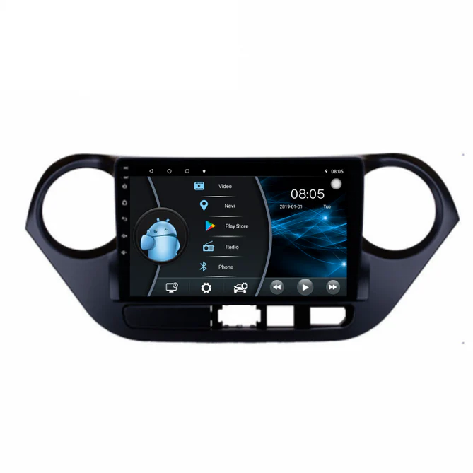 9'' Hyundai I10 13-18 Android Radio, med Apple Carplay & Android Auto