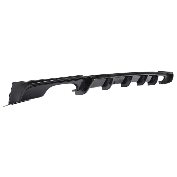 Diffuser til 3-serie F30/F31 M-Performance Style Dobbelt udgang - Blank Sort
