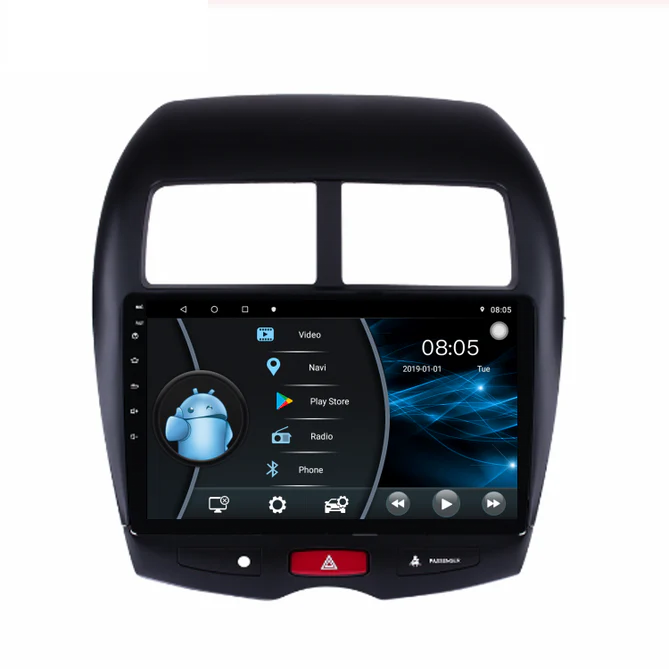 9'' Android Radio til Mitsubishi Asx, med Apple Carplay & Android Auto