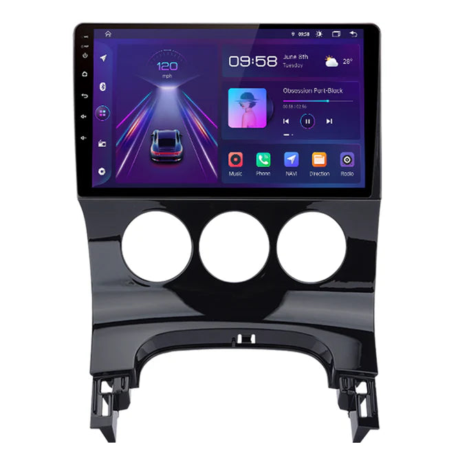 9'' Peugeot 3008/5008 Android Radio, med Apple Carplay & Android Auto