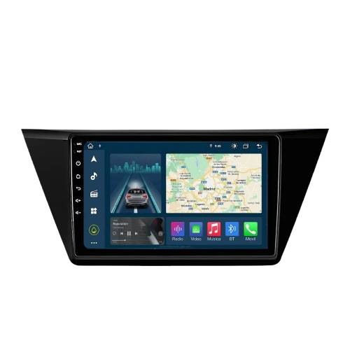 10,1" Android Multimedia Touchsystem VW Touran (2016-2018), med Apple Carplay & Android Auto