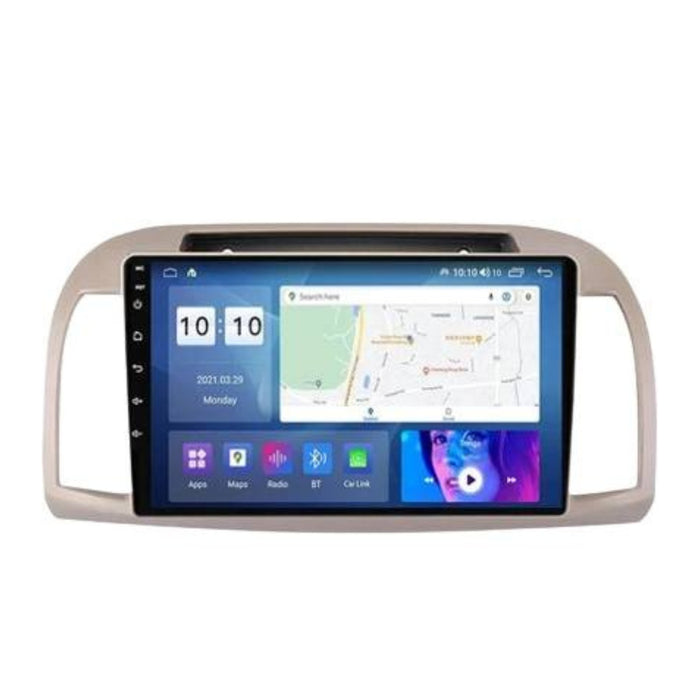 9" Android Multimedia Touchsystem Nissan Micra (2002-2010) med Apple Carplay & Android Auto