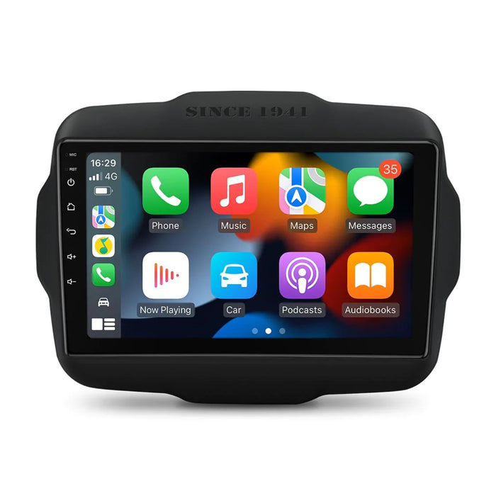9" Android Multimedia Touchsystem Jeep Renegade (2016-2020) med Apple Carplay & Android Auto
