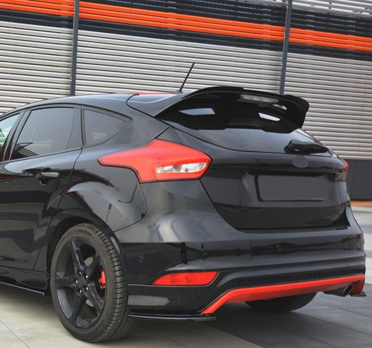 Bagspoiler til Ford Focus MK3 (2012-2018) - Blank Sort