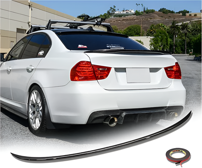 Bagspoiler til BMW 3-serie E90 2005-2012 blank sort
