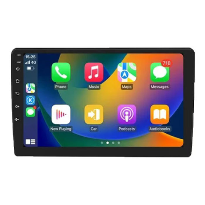 9'' Android Multimedia Touchsystem Fiat Panda (2003-2012), med Apple Carplay & Android Auto