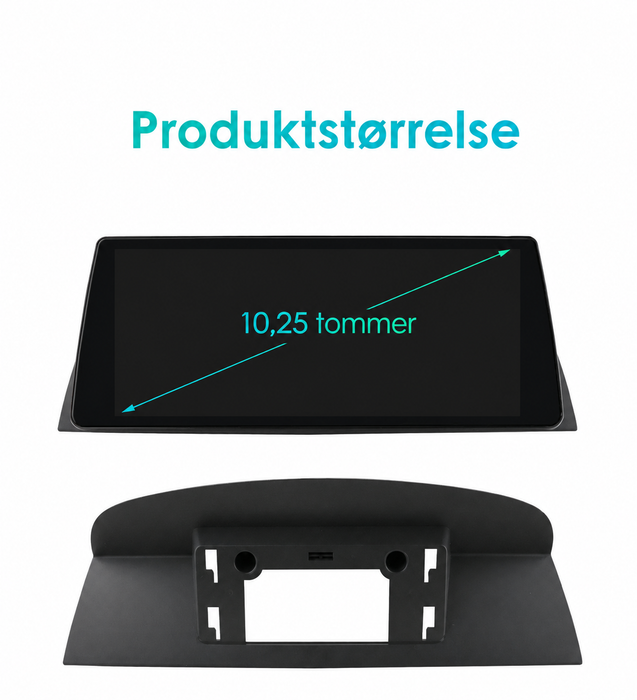 10.25'' Android Touchskærm til BMW 5-Serie E60 E90, med Apple Carplay & Android Auto
