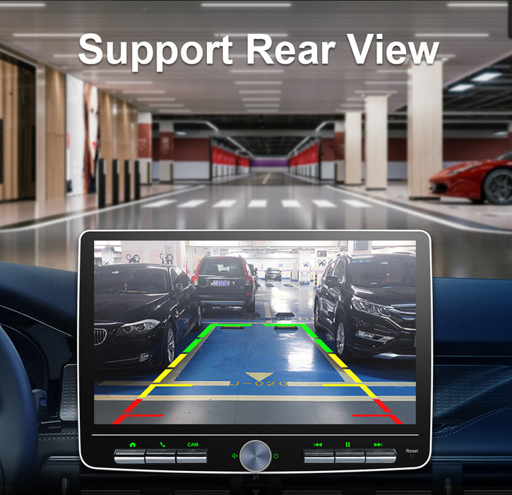 10'' 2-DIN Universal Android skærm, med Apple Carplay & Android Auto