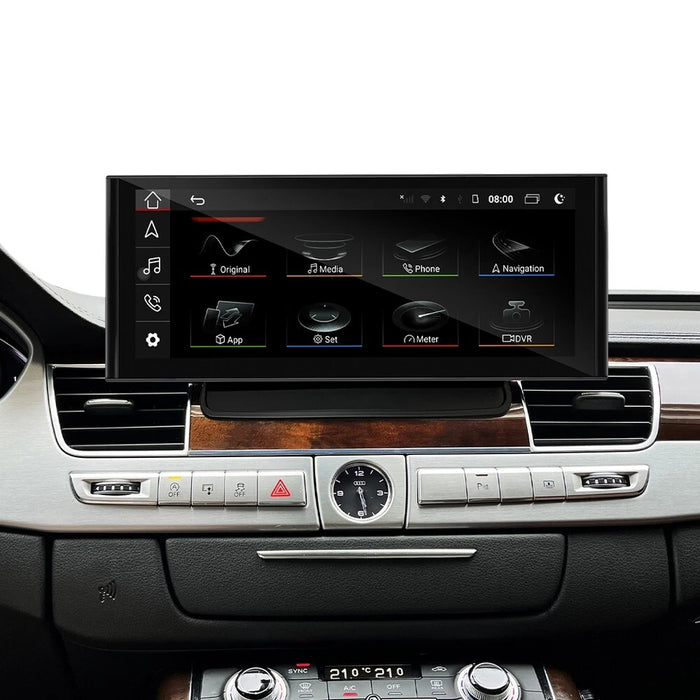 12.3 Android Touchskærm til Audi A8 / S8 D4 (2010-2018), med Apple Carplay & Android Auto