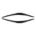 Black eyebrow eye shade covers for BMW F22 F23 F87 2014-2020 coupe
