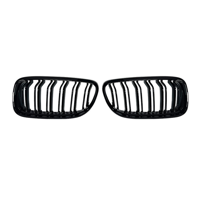 Nyrer Sæt – Front Dobbelt Gitter Grill til BMW E90 (2009–2012) – Blank Sort