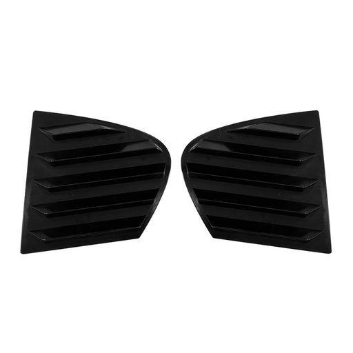 Bagrude black lameller vent covers for BMW 1 Series E87 2004-2011 with horizontal slats