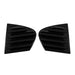 Bagrude black lameller vent covers for BMW 1 Series E87 2004-2011 with horizontal slats