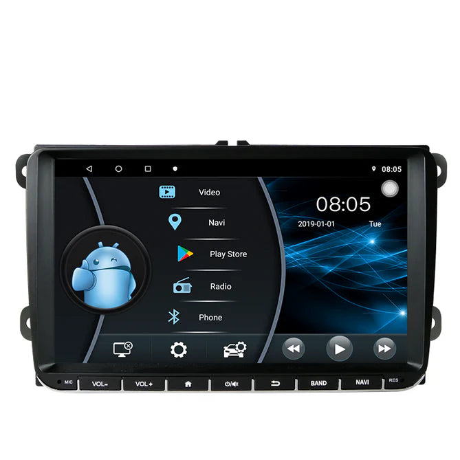 9'' Android-radio för Volkswagen, Skoda &amp; Seat