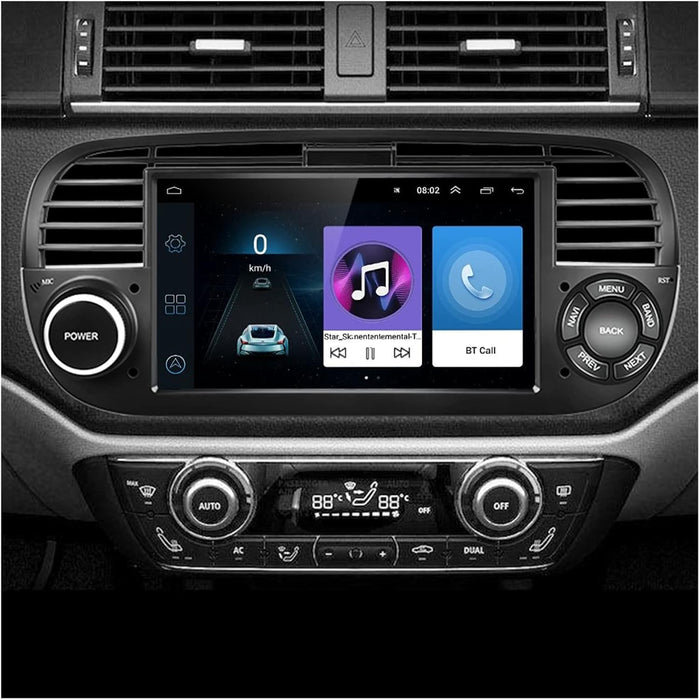 7'' Fiat 500 07-15 Android radio, med Apple Carplay & Android Auto