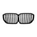 Black double kidney front grill for BMW X5 G05 2019-2023