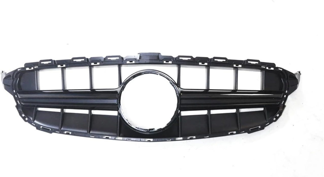 AMG E63-Style Frontgrill til Mercedes W205 C-Klasse (2014–2018) – Blank Sort