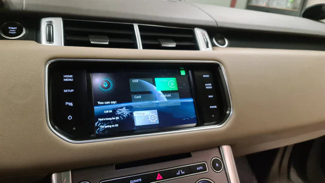 Land Rover trådlös Apple Carplay &amp; Android Auto