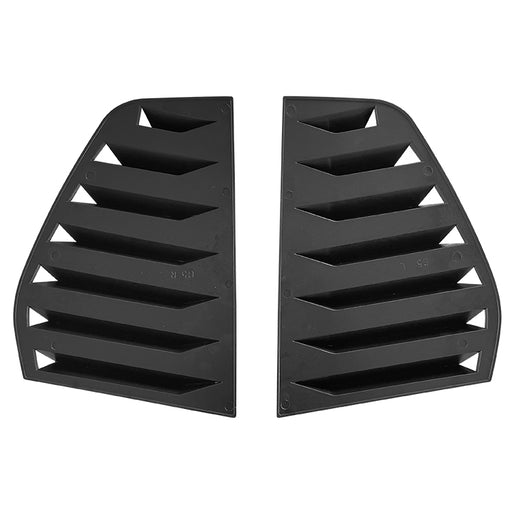 Black lameller covers for Volkswagen Golf 5 GTI 2004-2009 with horizontal louvers