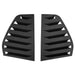 Black lameller covers for Volkswagen Golf 5 GTI 2004-2009 with horizontal louvers