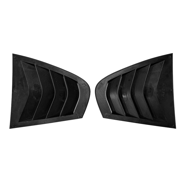Bagrude black lameller cover for BMW F30 2012-2015 blank side vents with louvers
