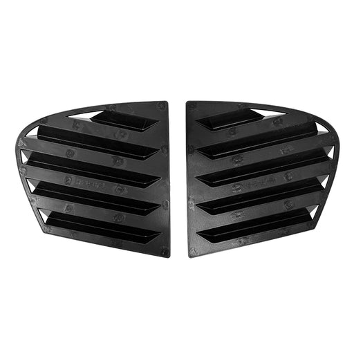Bagrude black lameller kidney grille covers for BMW 1-series E87 2004-2011 slotted design