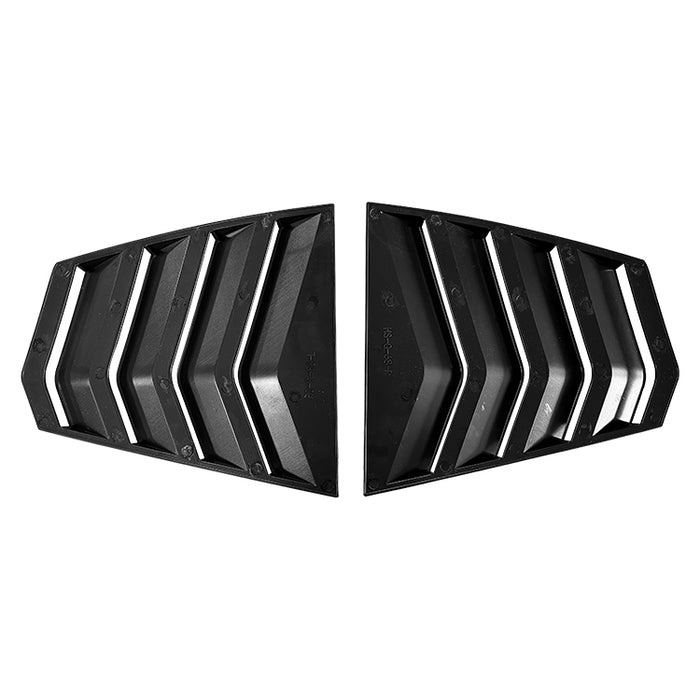 Black Bagrude Lameller kidney grille cover with geometric slat design for BMW G60 G68 2024+
