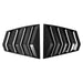 Black Bagrude Lameller kidney grille cover with geometric slat design for BMW G60 G68 2024+