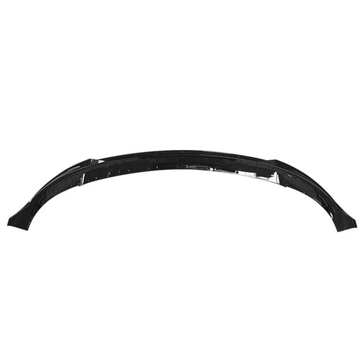 Black Tesla Y front splitter curved bumper lip aerodynamic styling upgrade