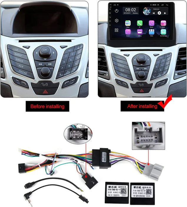 9'' FORD FIESTA 2009-2017 ANDROID MULTIMEDIASYSTEM