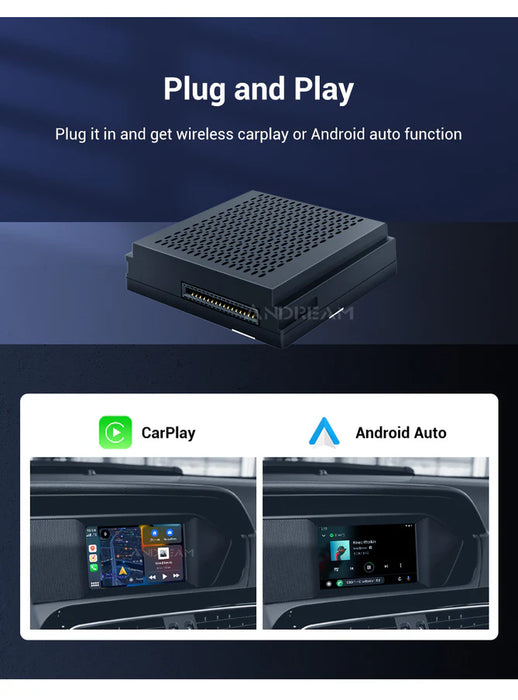 Trådlös Apple Carplay &amp; Android Auto för NTG 4.5