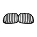 Black double kidney grille grill for BMW X5 G05 2019-2023 with vertical slats