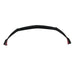 Black front splitter for Mercedes A-Klasse Sedan A200 W177 with red trim accents