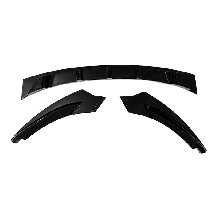 Black glossy front splitter for Volkswagen Golf 5 GTI three-piece aerodynamic body kit