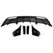 Black rear bumper diffuser with side splitters for Tesla Model 3 2023+