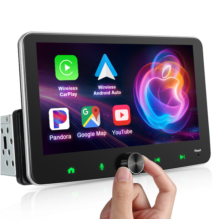 7'' 1-DIN Universal Android skærm, med Apple Carplay & Android Auto